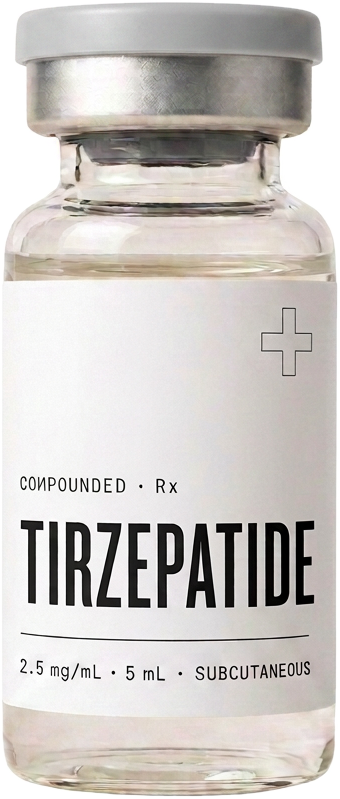 Tirzepatide compounded vial