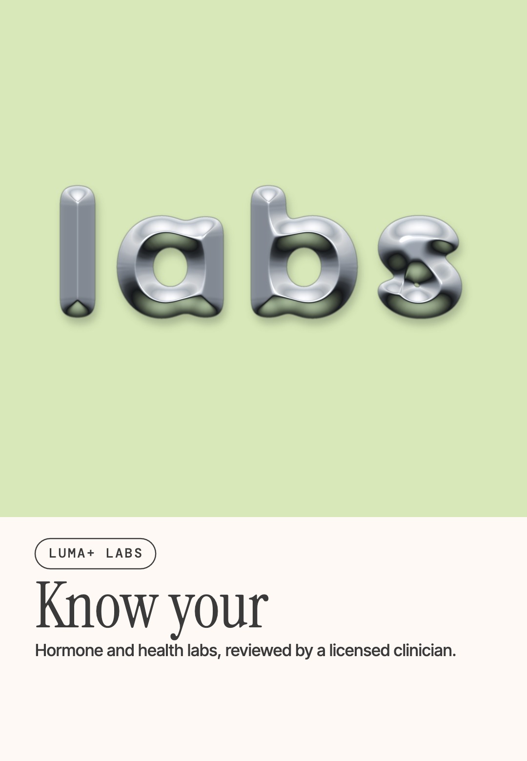 LUMA+ Well Health — Know your labs